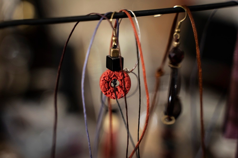 pendente in corallo della bottega ossidiana